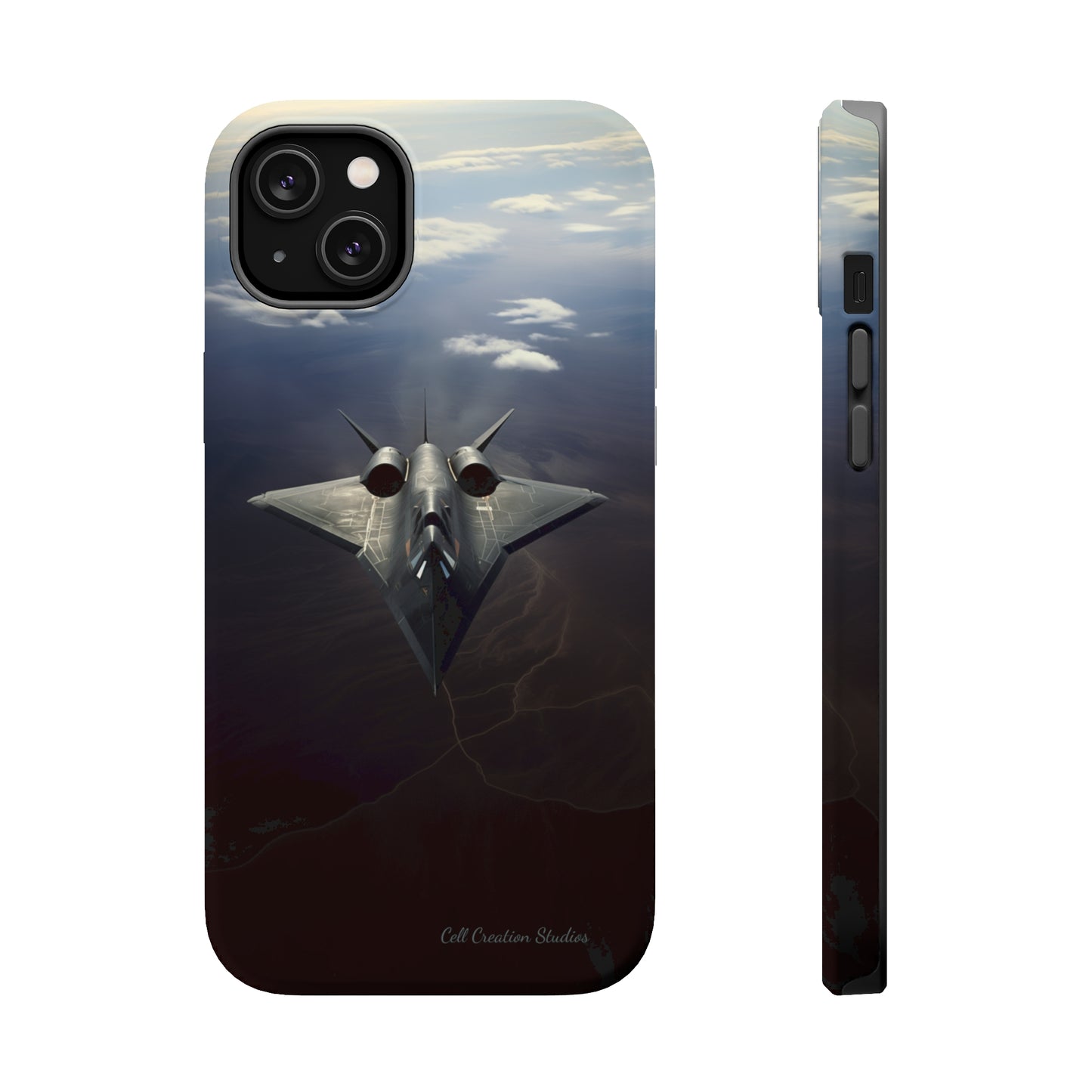 "Stealth Bomber Nightfall" Phone Case -MagSafe Tough Cases