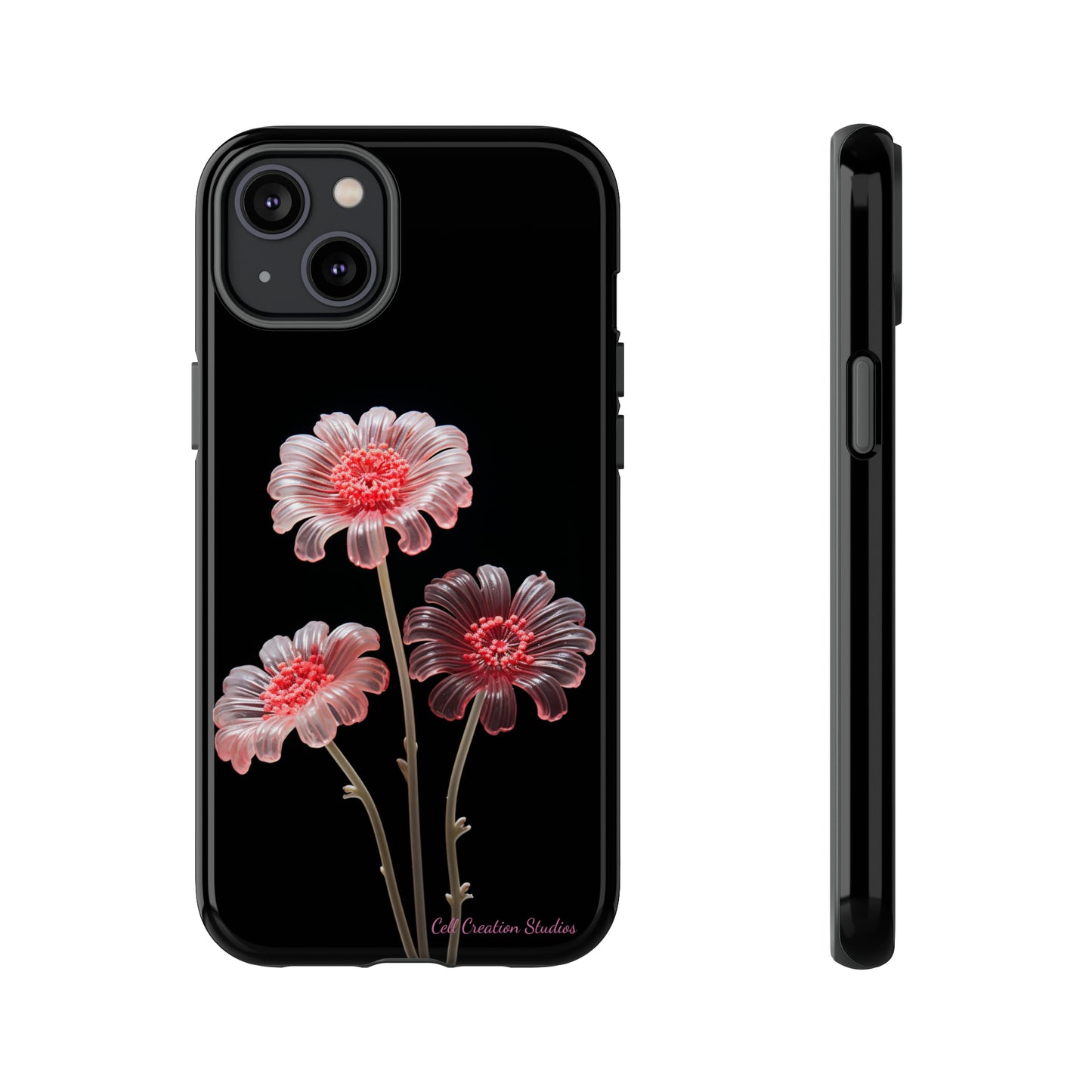 The "Desert Rose Glass Blossom" Phone Case -Tough Cases