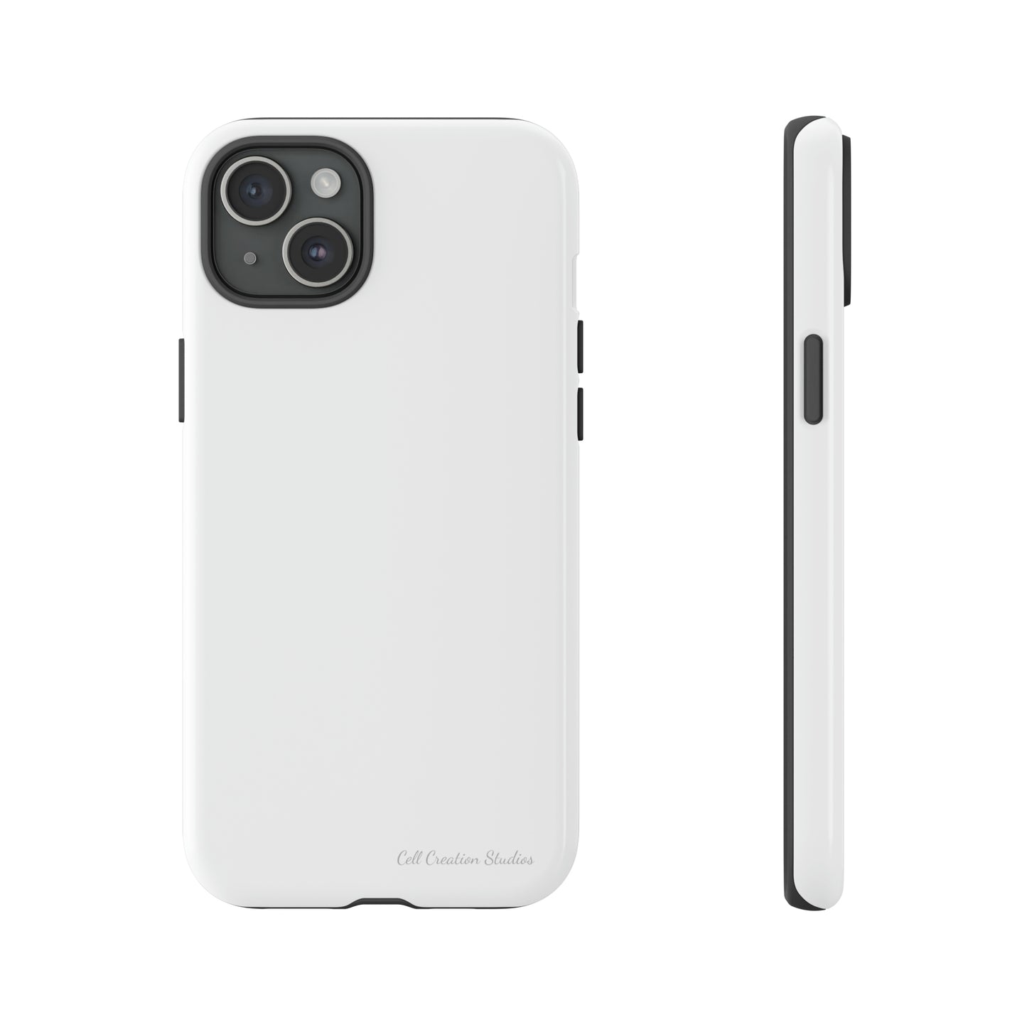 "Pure Elegance White" -Tough iPhone Cases