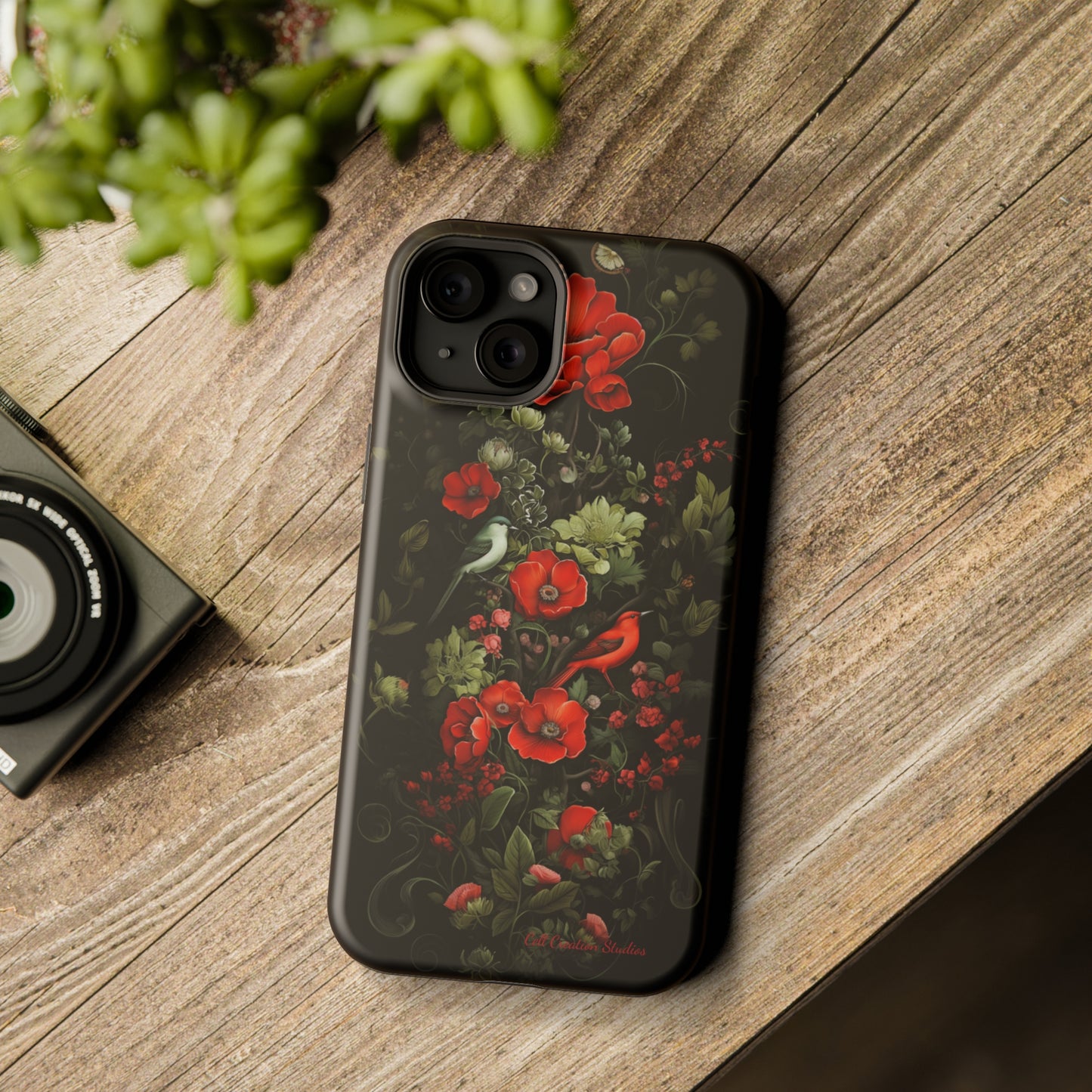 "Floral Serenade Elegance" -MagSafe Tough iPhone Cases