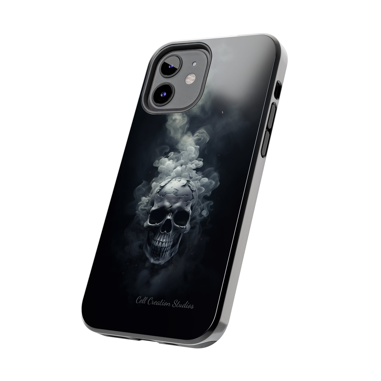 "Ethereal Skull Noir" -Tough iPhone Cases