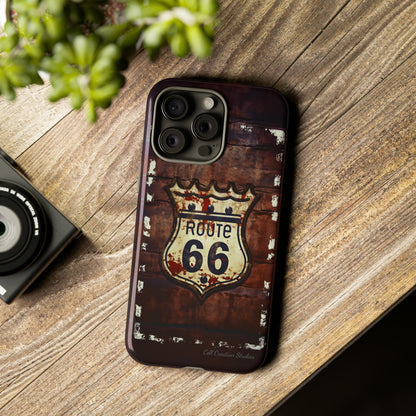 "Retro Route 66" Phone Case -Tough Cases