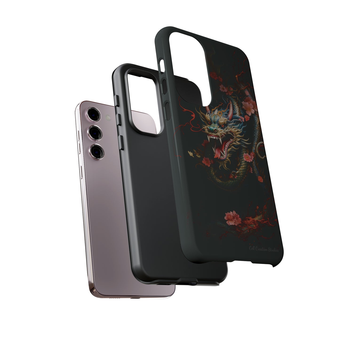 Introducing the "Mystical Japanese Dragon" Cell Phone Case – Unleash the Dragon's Power -Tough Cases