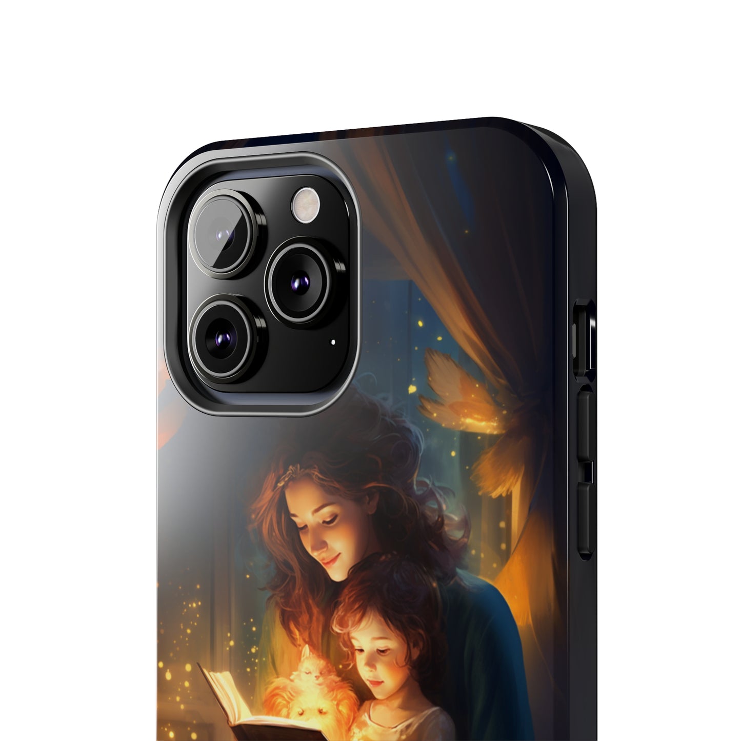 Introducing the "Bedtime Story Bliss" Cell Phone Case – Cherish Heartwarming Moments with Every Glance -Tough Phone Cases