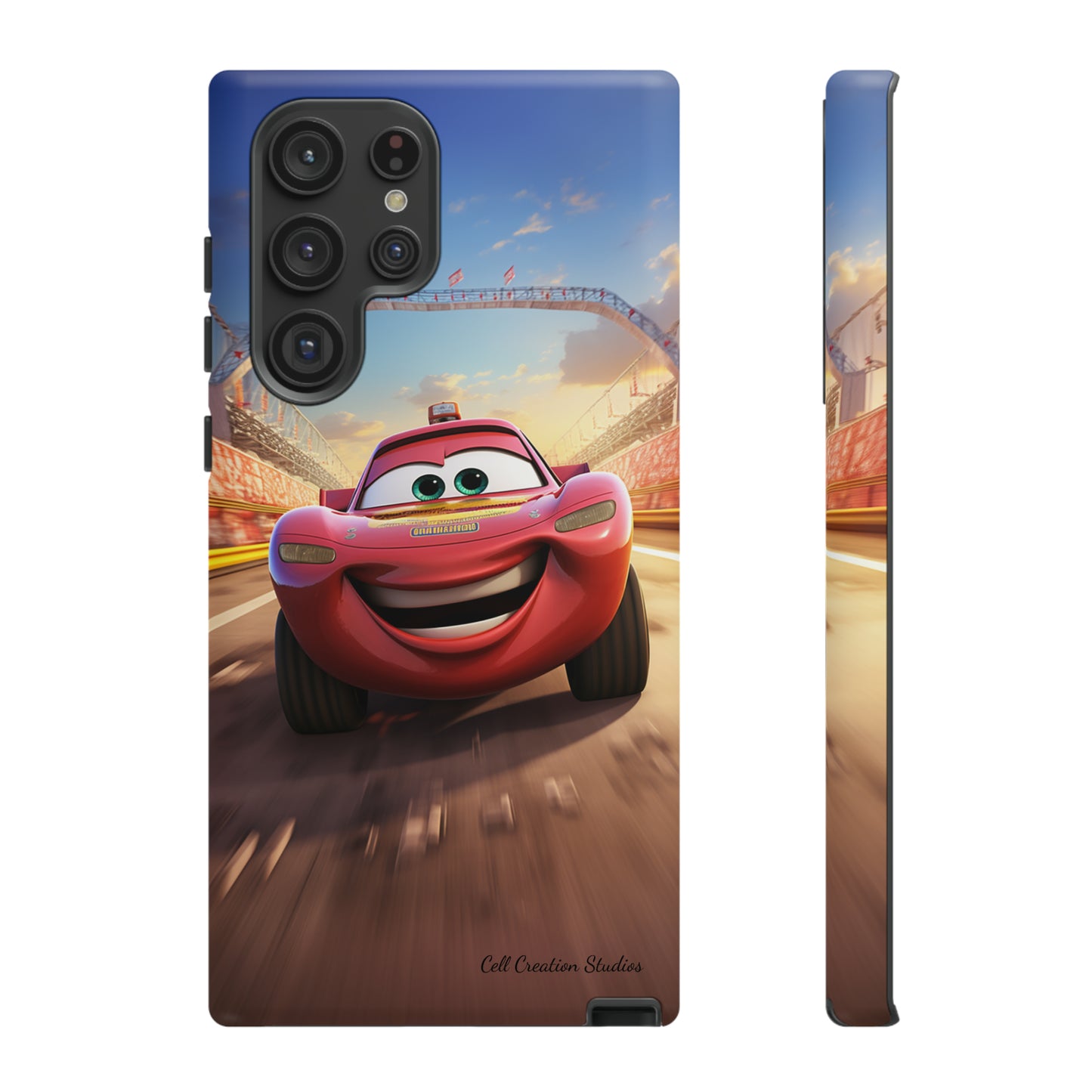 The "Smiling Red Racer" Phone Case -Tough Cases