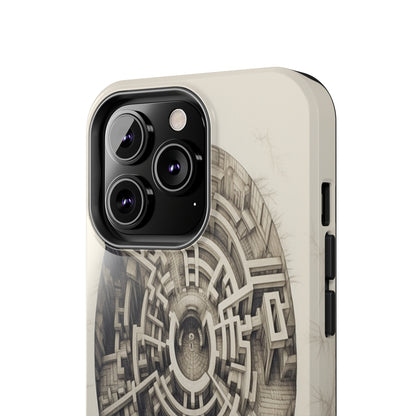 "Discover the Mystery: Maze-Inspired Cell Phone Case" -Tough Phone Cases