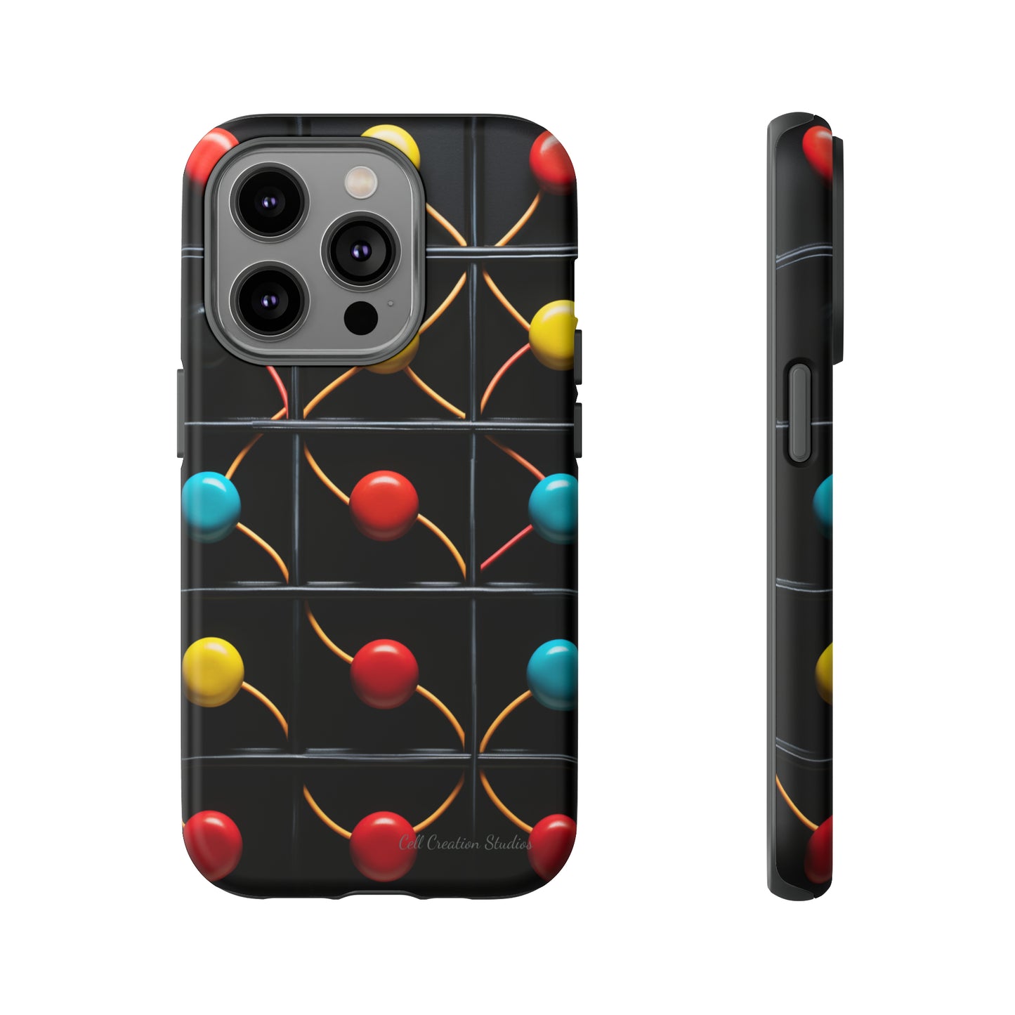 "Vibrant Spheres Fusion" -Tough Phone Cases