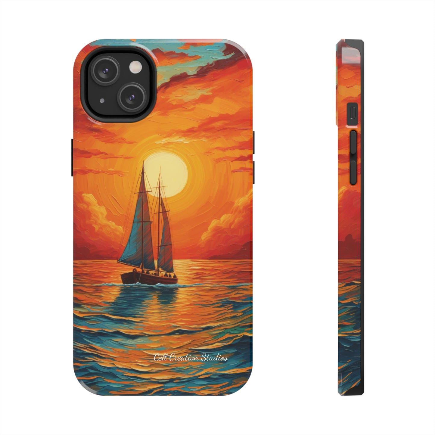 "Sailboat Sunset" -Tough iPhone Cases