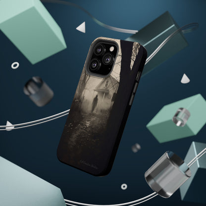 Introducing the "Ethereal Encounter" Cell Phone Case – Unveil the Mystery of the Ghostly Presence -MagSafe Tough Cases