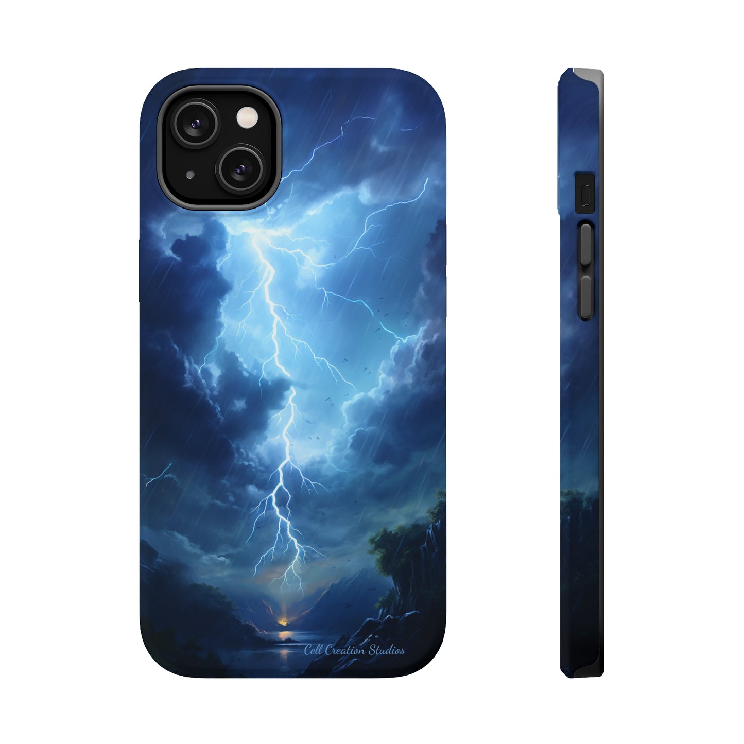 Introducing the "Stormy Serenity" Cell Phone Case – Embrace Nature -MagSafe Tough Cases