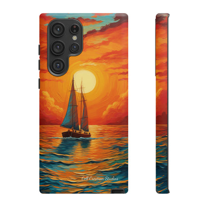 "Sailboat Sunset" - Tough Samsung Cases