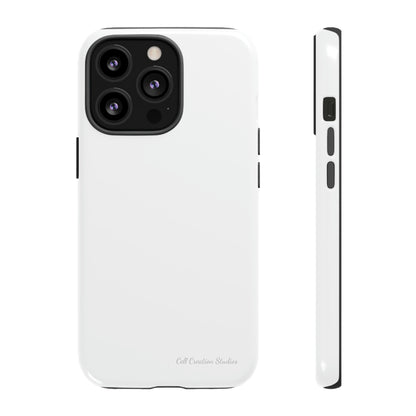 "Pure Elegance White" -Tough iPhone Cases