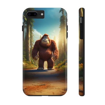 The "Trail Trekker" Bigfoot Cartoon Phone Case -Tough Phone Cases