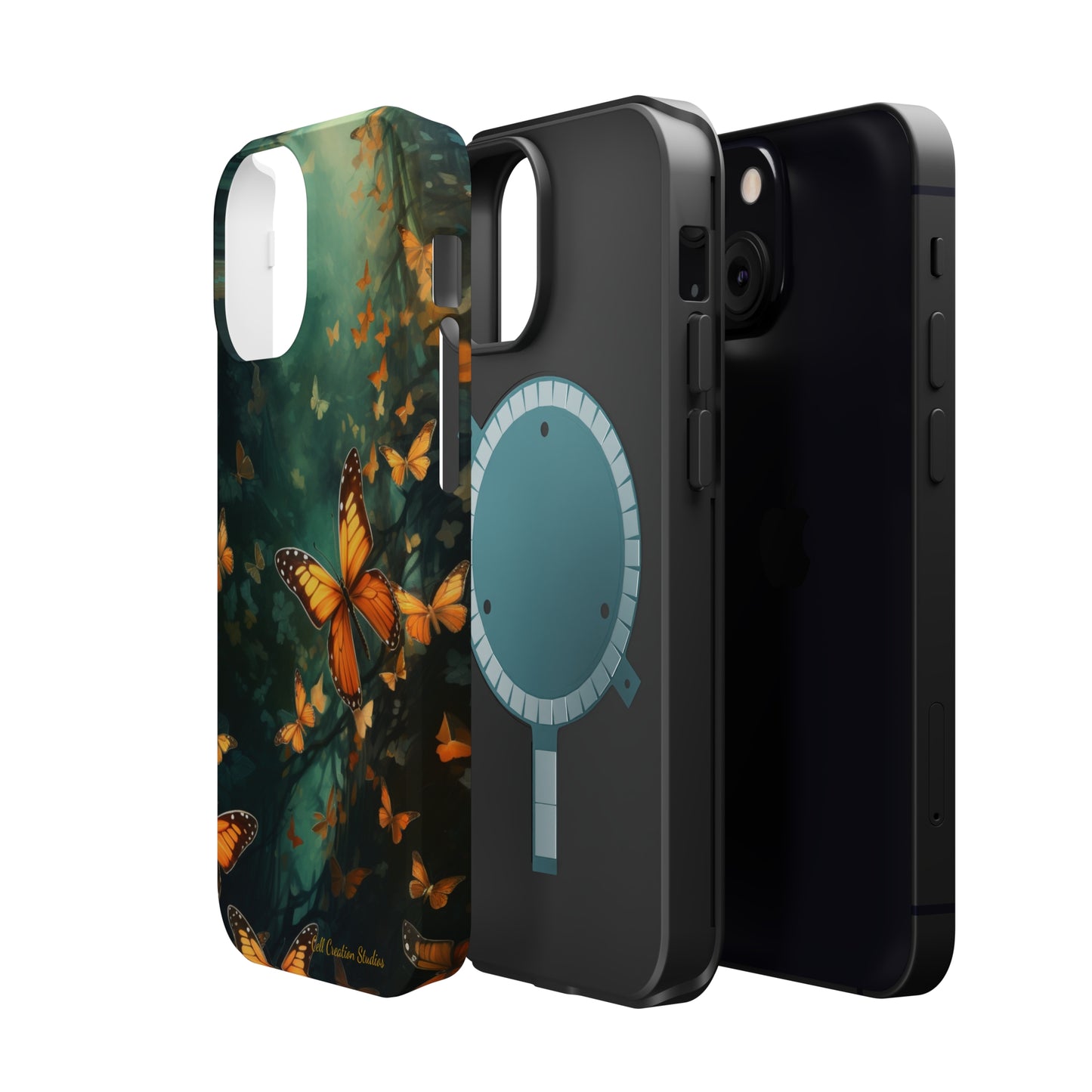 Introducing the "Butterfly Symphony" Cell Phone Case – Embrace the Dance of Nature! -MagSafe Tough Cases