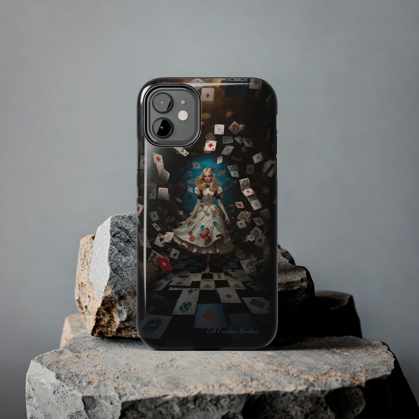 Introducing the "Alice in Wonderland" Cell Phone Case – A Journey Through Imagination -Tough Phone Cases