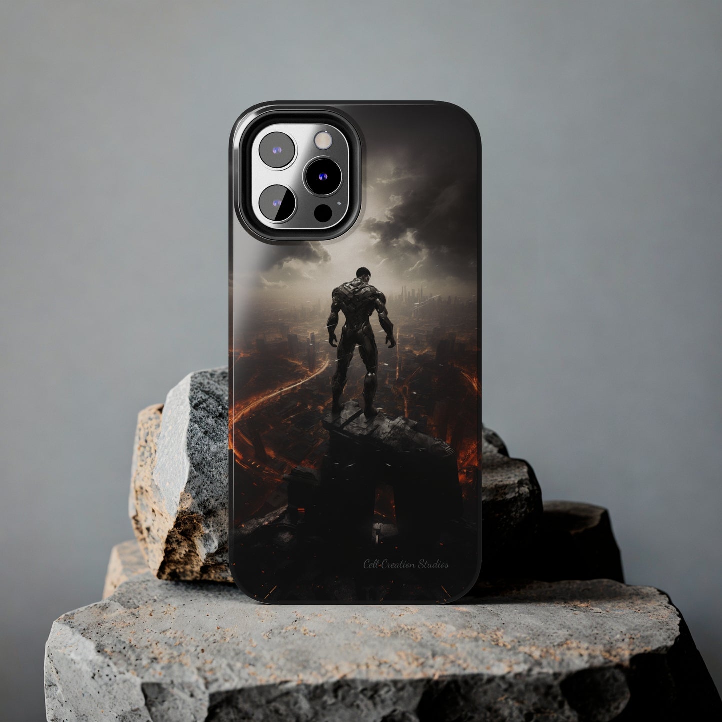 Introducing the "Cyber Guardian" Cell Phone Case – Embrace Futuristic Heroism -Tough Phone Cases