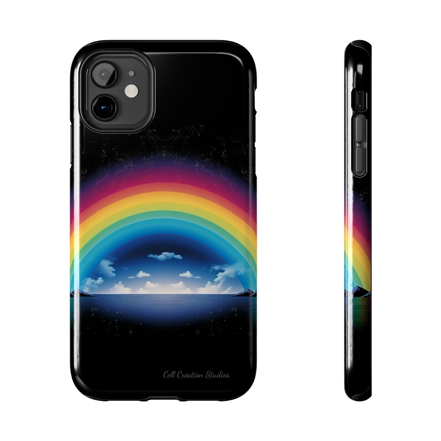 "Vibrant Skies: Rainbow Sunset" Cell Phone Case -Tough Phone Cases