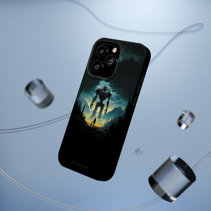 Introducing the "Rising Titan" Cell Phone Case – Witness the Astonishing Emergence of a Giant Robot! -MagSafe Tough Cases