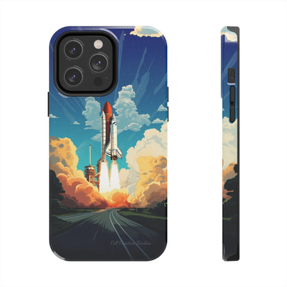 Introducing the "NASA Space Shuttle Launch" Cell Phone Case – Elevate Your Style to New Heights -Tough Phone Cases