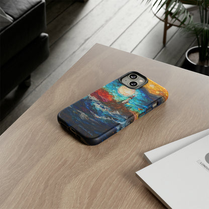 "Coastal Canvas Guardian" -Tough iPhone Cases