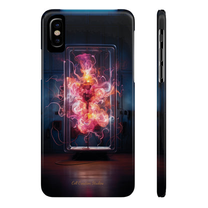 Introducing the "Ethereal Ember" Cell Phone Case – Capturing the Essence of Mystery -Slim Phone Cases