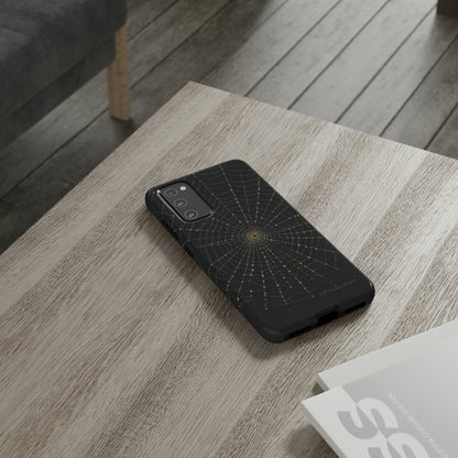 "Silken Noir Guardian" -Tough Samsung Phone Cases