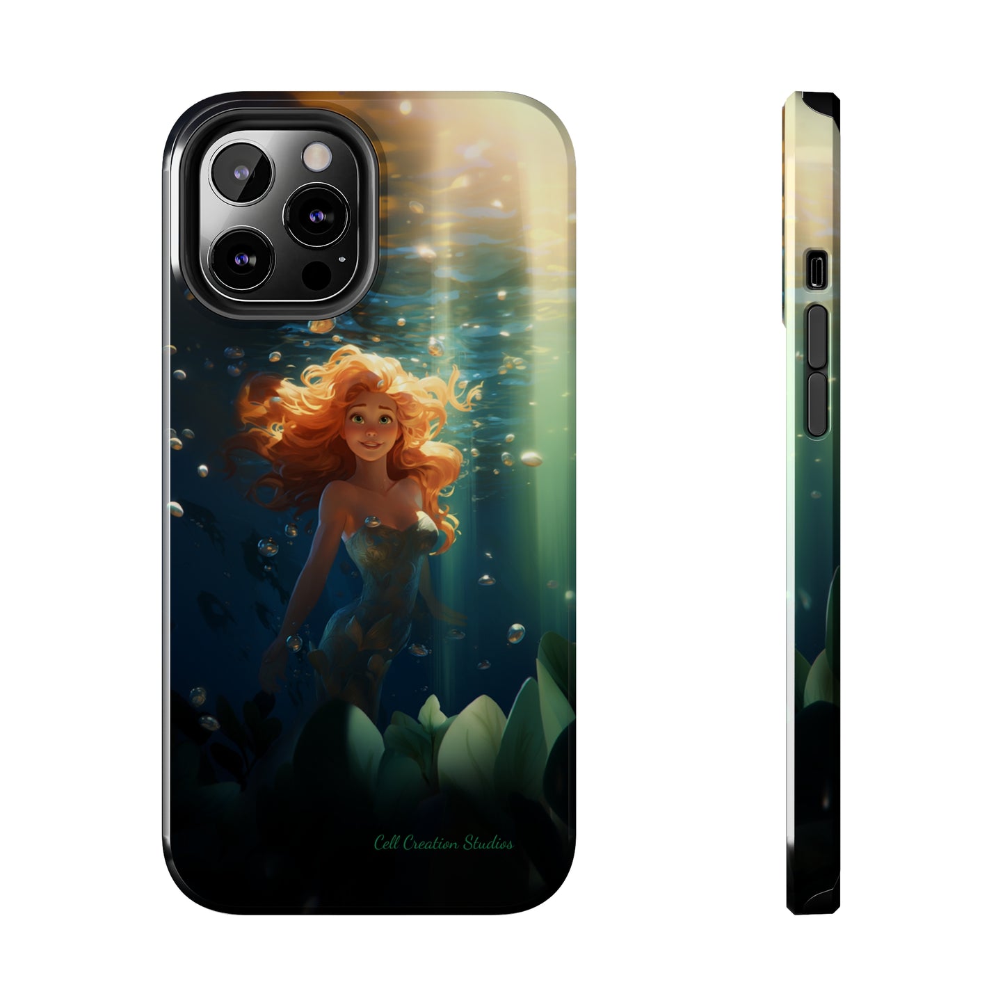 Dive into Enchantment with Our "Ariel Little Mermaid" Phone Case -Tough Phone Cases