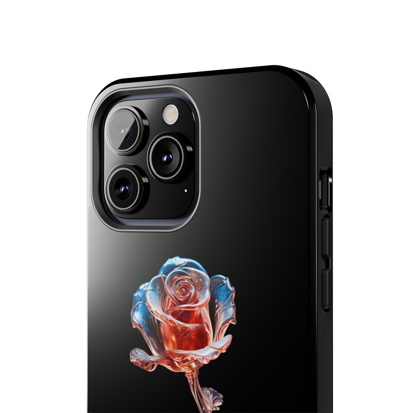 The "Glass Rose Elegance" Phone Case -Tough Phone Cases