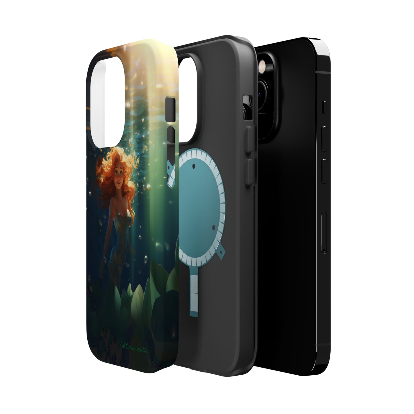 Dive into Enchantment with Our "Ariel Little Mermaid" Phone Case -MagSafe Tough Cases