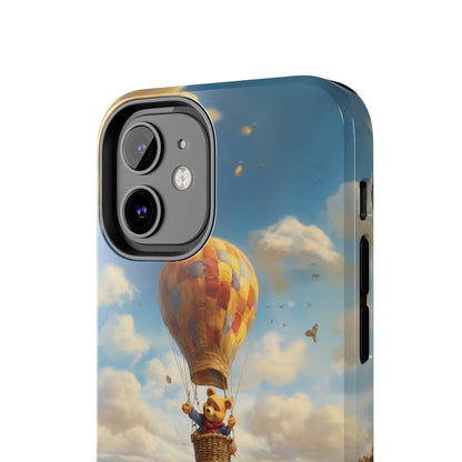 Introducing the "Winnie-The-Pooh's Balloon Adventure" Cell Phone Case – Soar to New Heights in Style -Tough Phone Cases