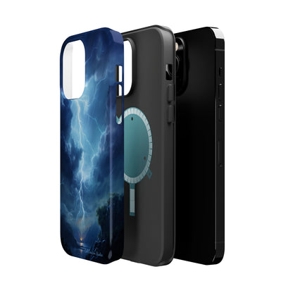 Introducing the "Stormy Serenity" Cell Phone Case – Embrace Nature -MagSafe Tough Cases