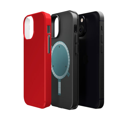 "Ruby Red Guardian" -MagSafe Tough iPhone Cases