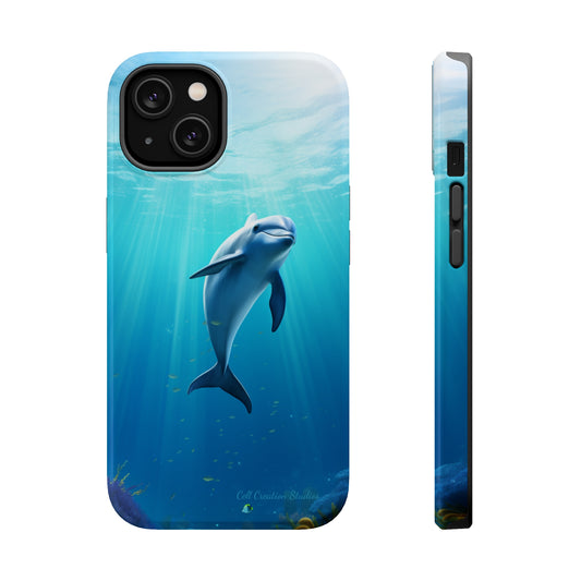 The "Dolphin Serenity" -MagSafe Tough iPhone Cases