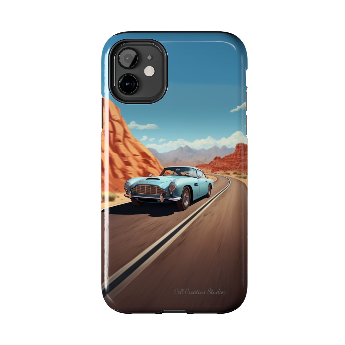 "Silver Racing Legend" -Tough iPhone Cases