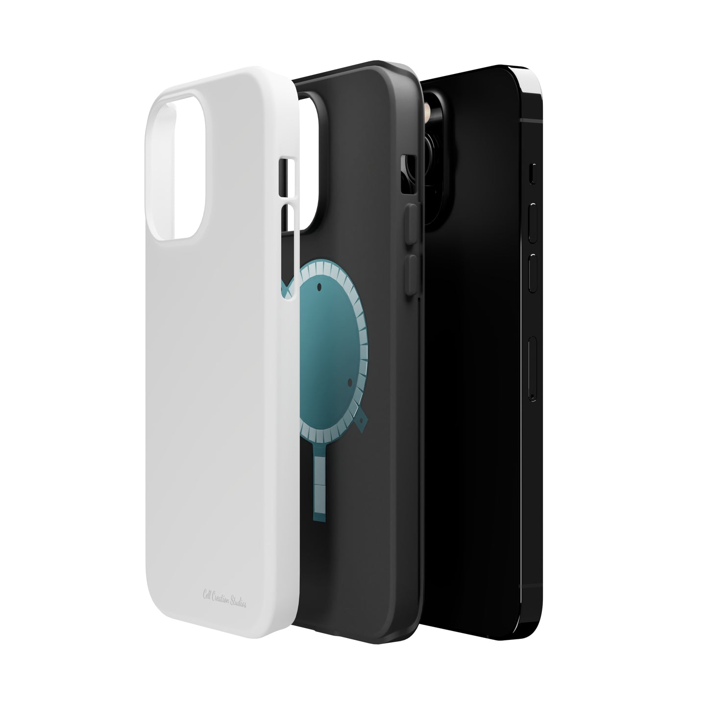 "Pure Elegance White" -MagSafe Tough iPhone Cases