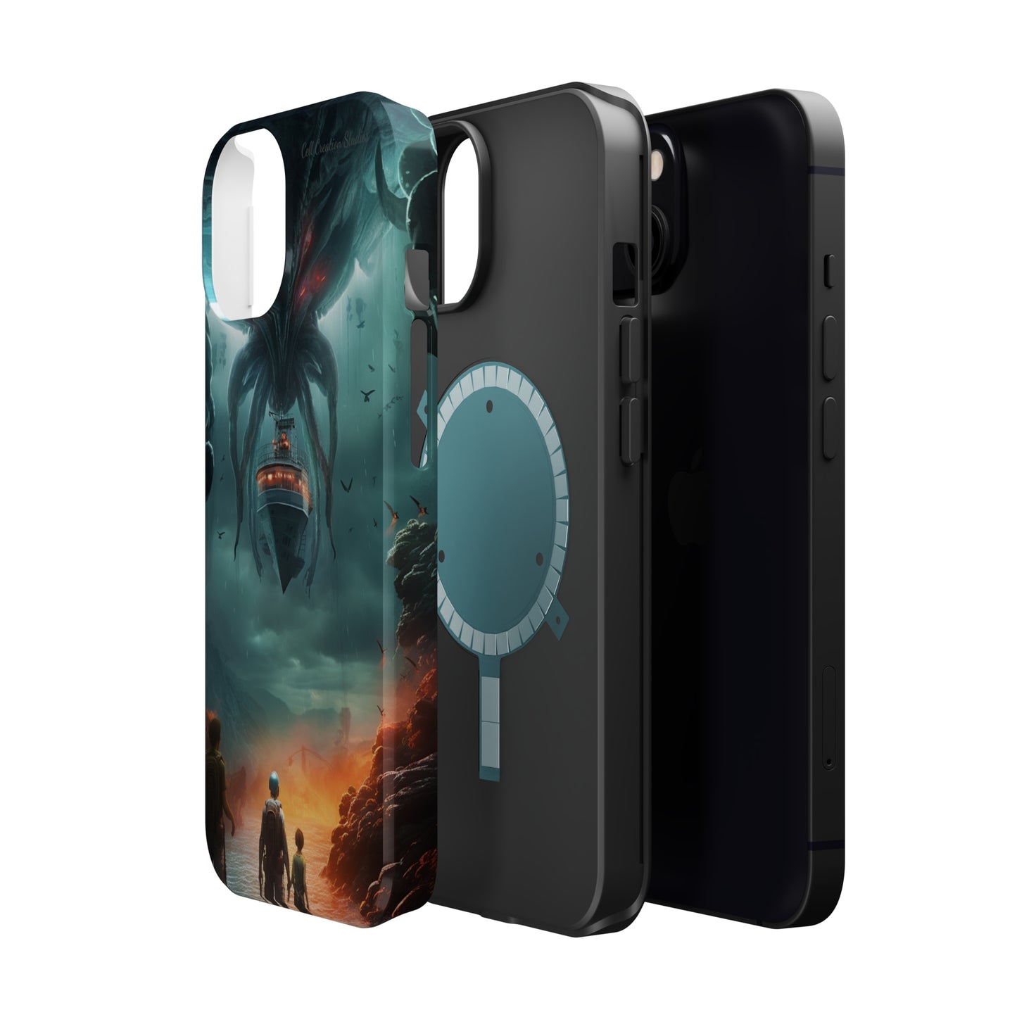 Introducing the "Extraterrestrial Resonance" Cell Phone Case – Unveil the Unseen! -MagSafe Tough Cases