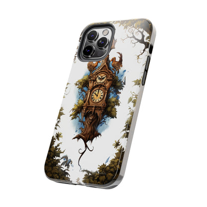 Introducing the "Timeless Charm Cuckoo Clock" Cell Phone Case – Embrace Vintage Elegance -Tough Phone Cases