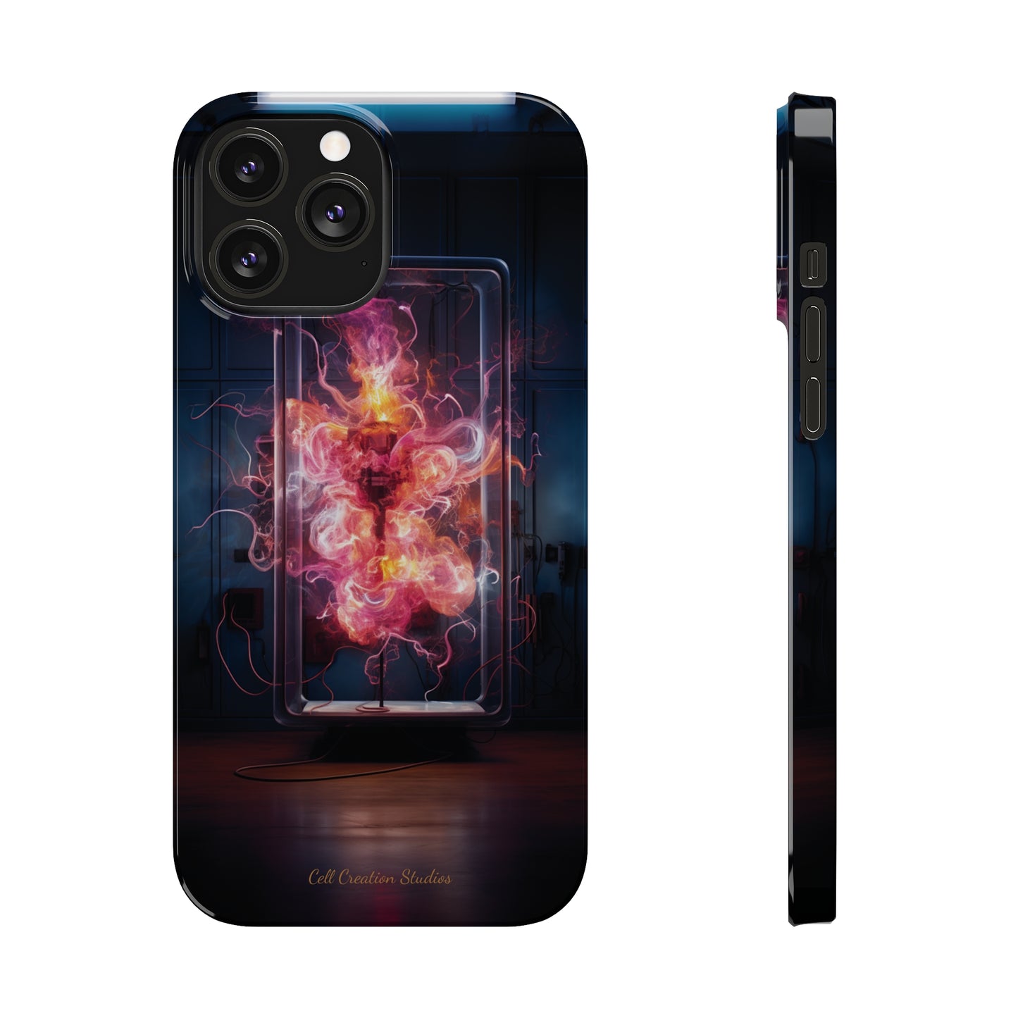 Introducing the "Ethereal Ember" Cell Phone Case – Capturing the Essence of Mystery -Slim Phone Cases