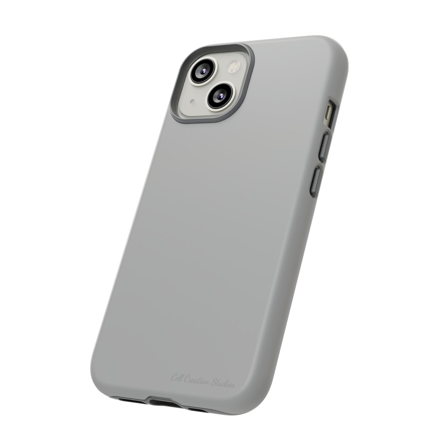 "Sleek Silver Essence" -Tough iPhone Cases