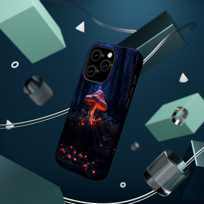 Introducing the "Enchanted Magic Mushroom" Cell Phone Case – Unveil the Mystical Realm -MagSafe Tough Cases