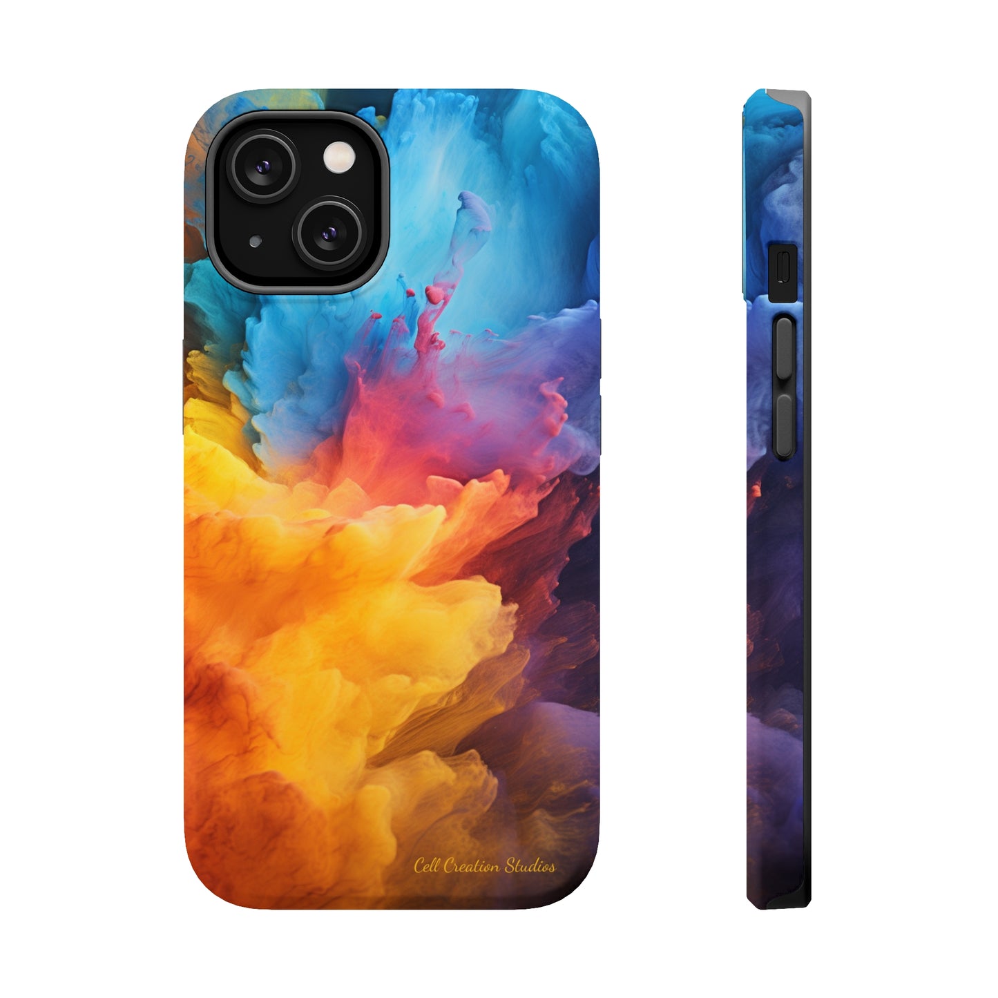 Introducing the "Colorful Spectrum" Cell Phone Case – Dive into a World of Vibrant Hues -MagSafe Tough Cases