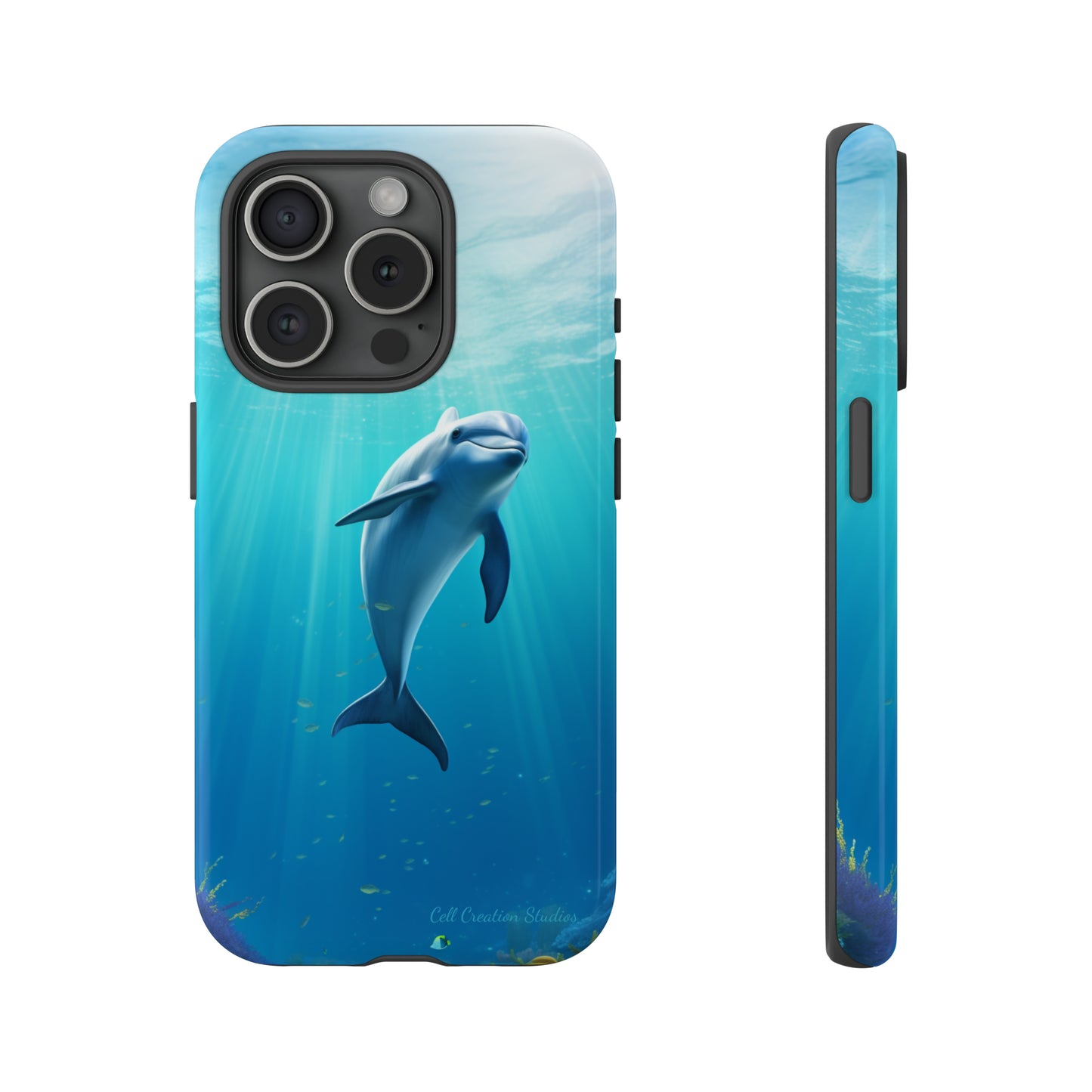 The "Dolphin Serenity" -Tough iPhone Cases