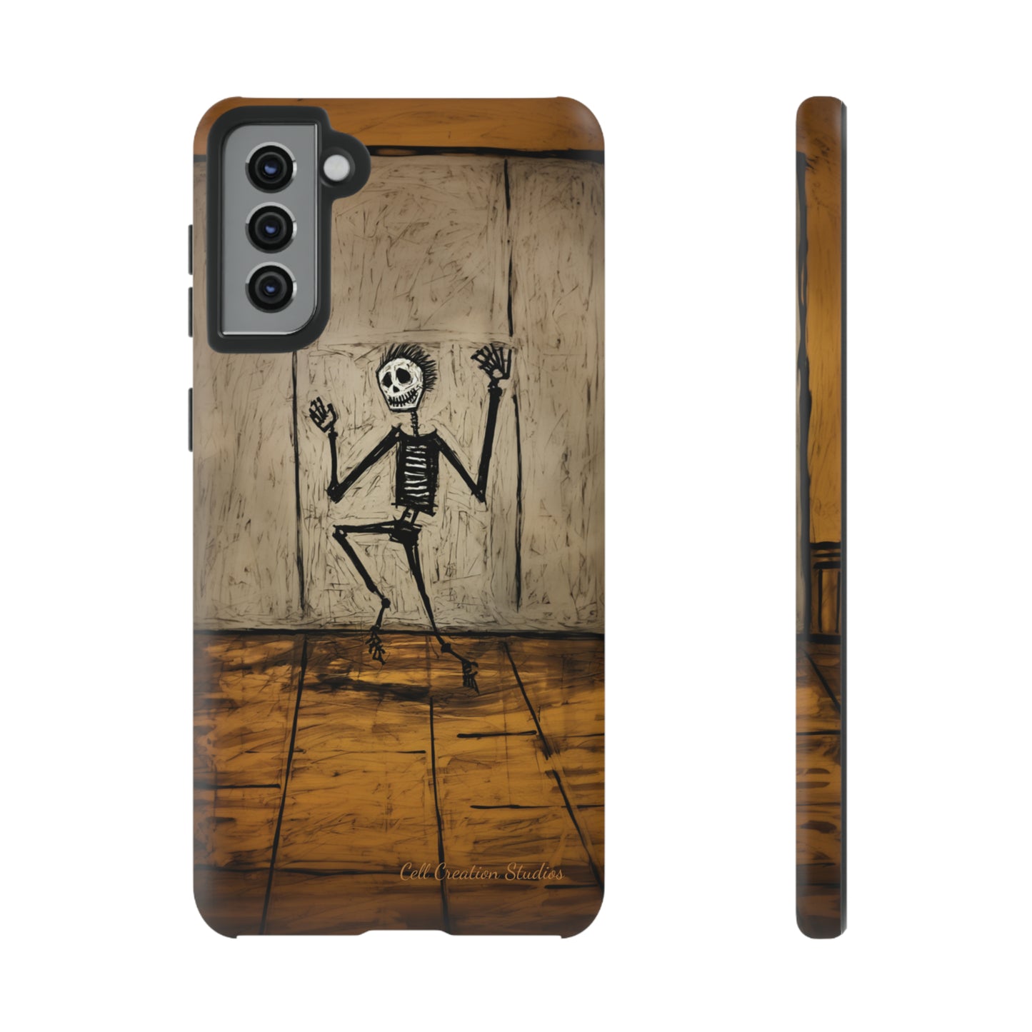 "Groovy Bones Skeleton" -Tough Samsung Phone Cases