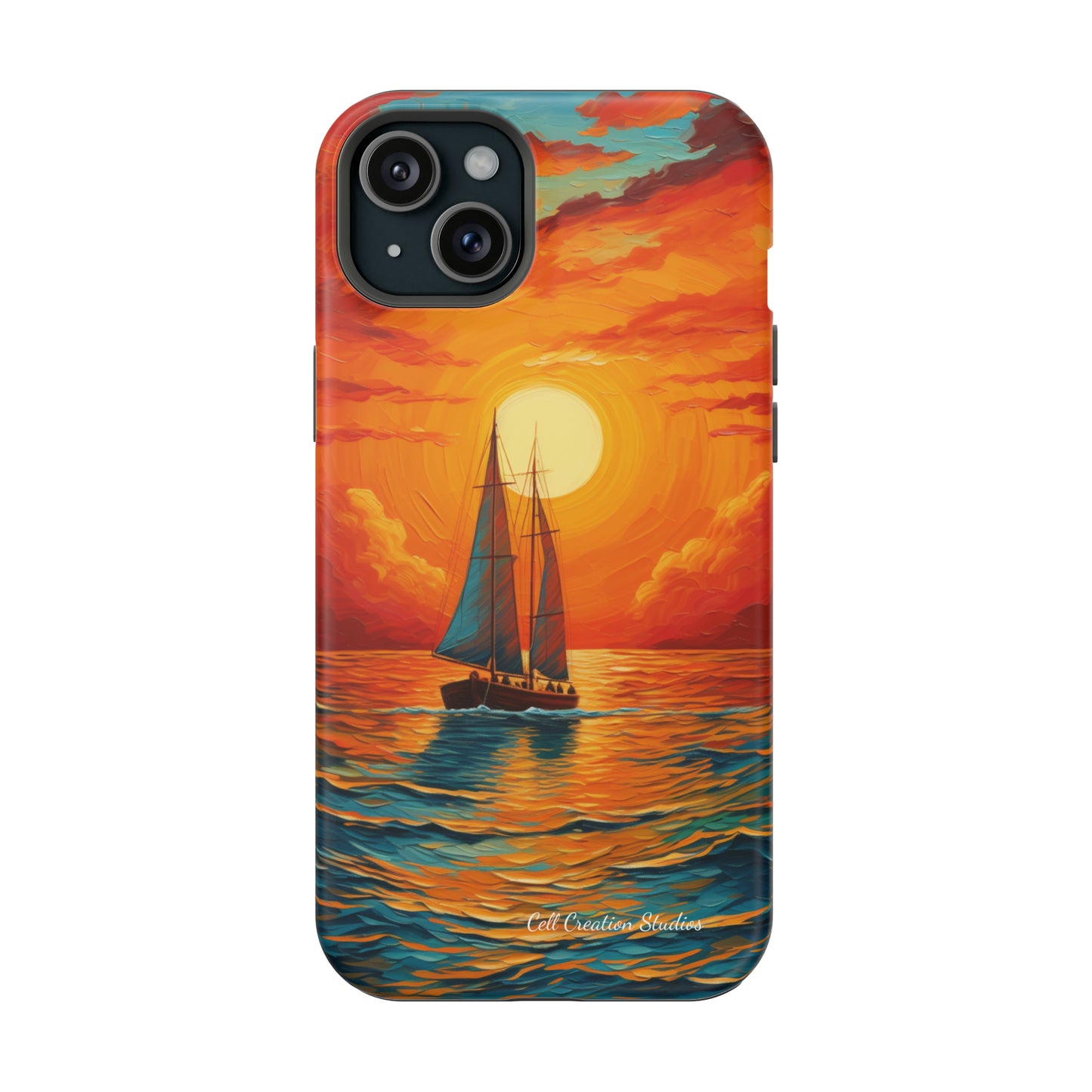 "Sailboat Sunset" - MagSafe Tough iPhone Cases