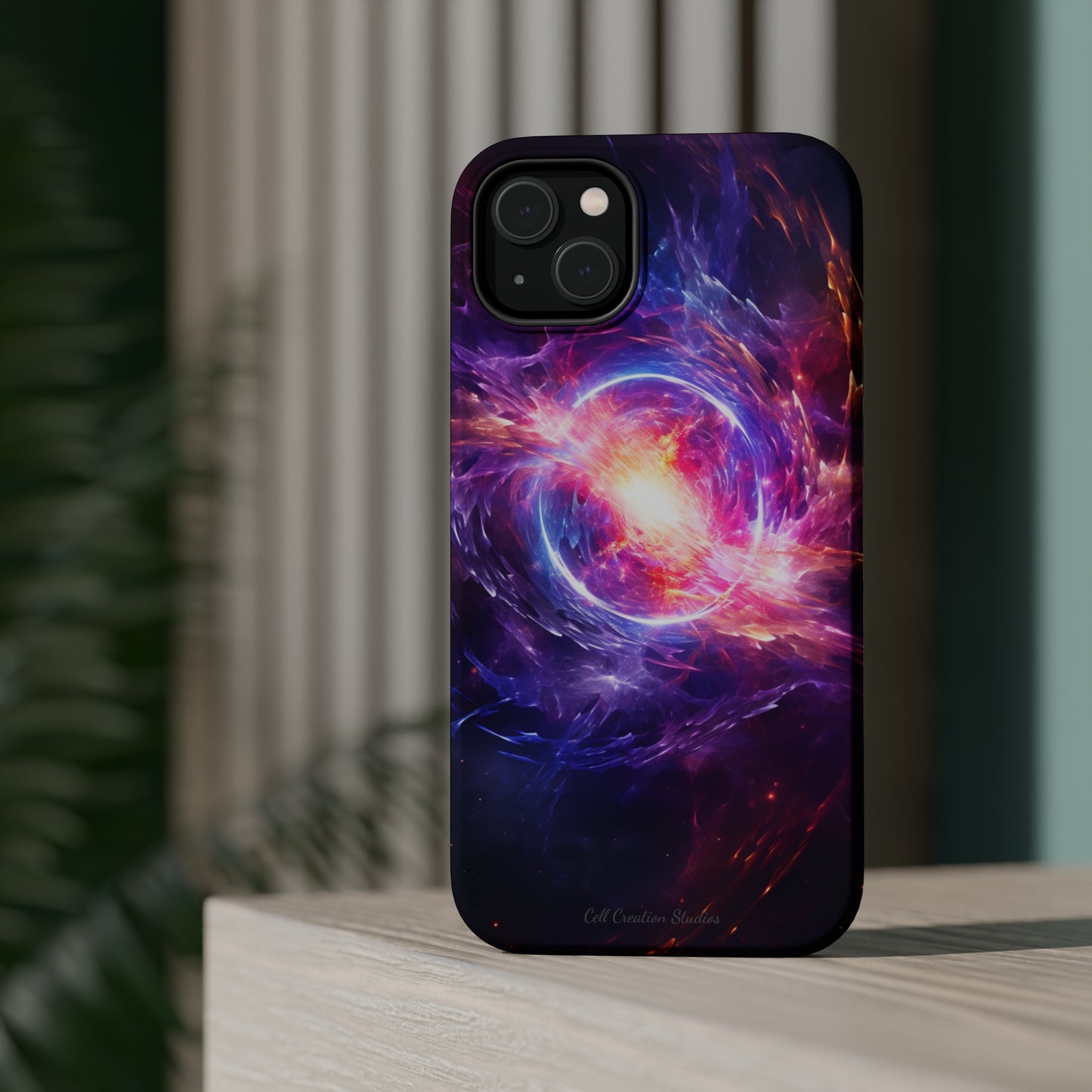 Introducing the "Celestial Explosion" Cell Phone Case – Witness the Drama of a Neutron Star Explosion! -MagSafe Tough Cases