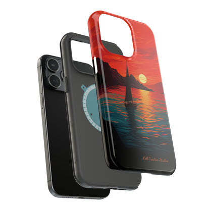 "Serenity at Sunset" -MagSafe Tough iPhone Cases