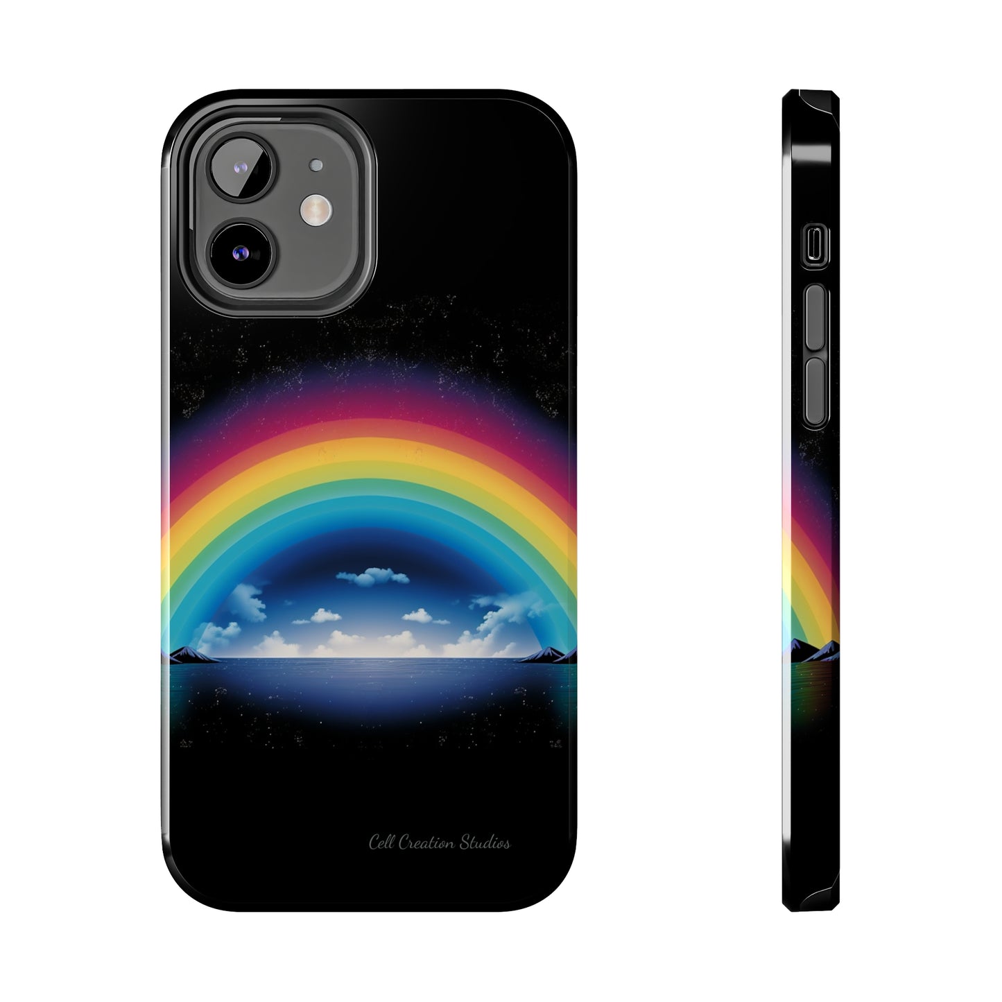 "Vibrant Skies: Rainbow Sunset" Cell Phone Case -Tough Phone Cases