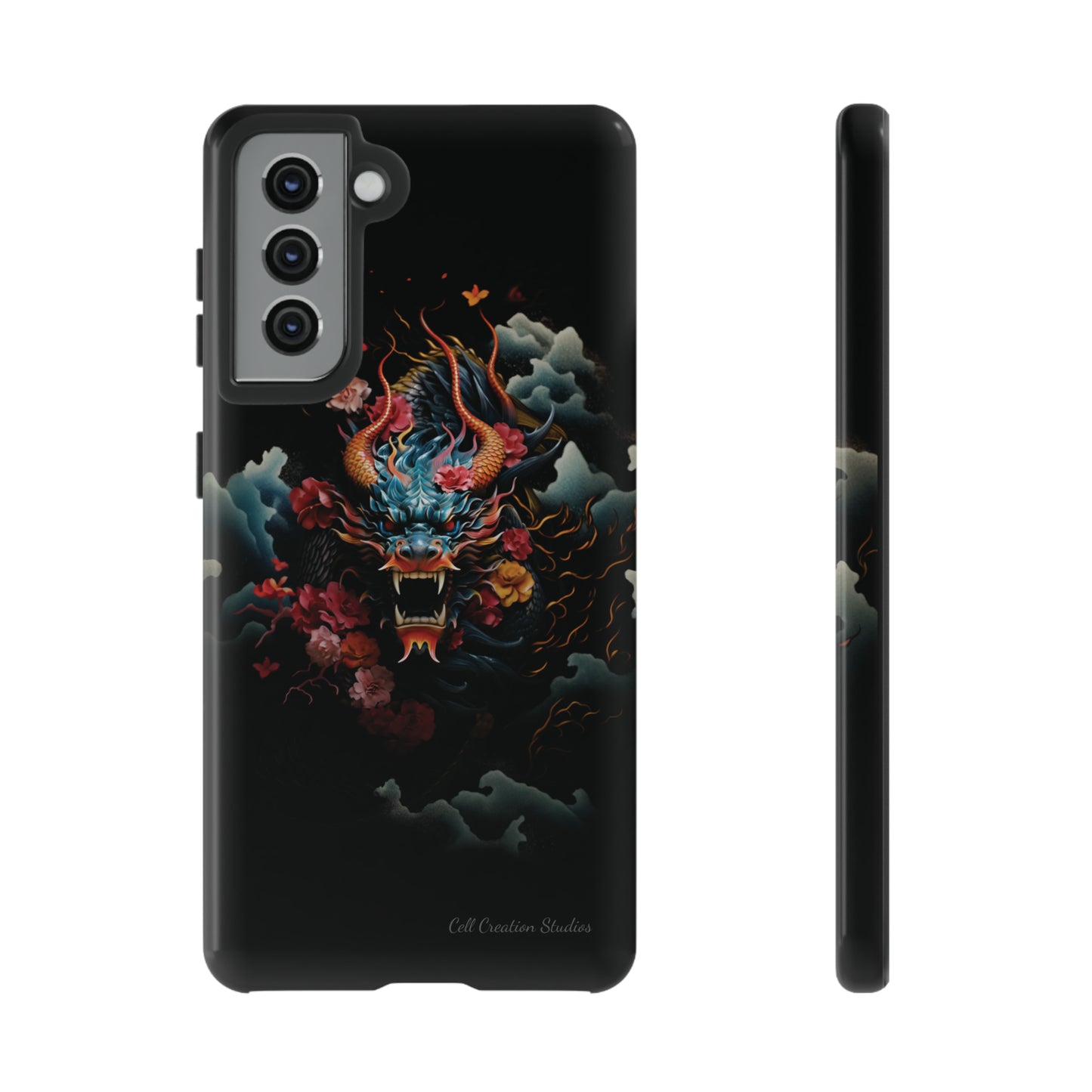 Introducing the "Japanese Dragon Majesty" Cell Phone Case – Embrace the Legend in Style -Tough Cases