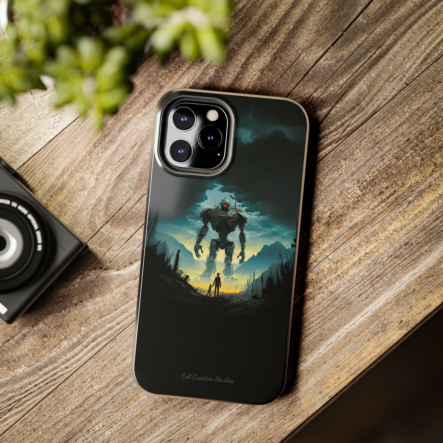 Introducing the "Rising Titan" Cell Phone Case – Witness the Astonishing Emergence of a Giant Robot! -Tough Phone Cases