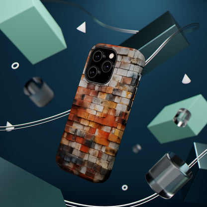 Introducing our "Urban Brickwork" Cell Phone Case – the perfect fusion of style and protection for your device -MagSafe Tough Cases